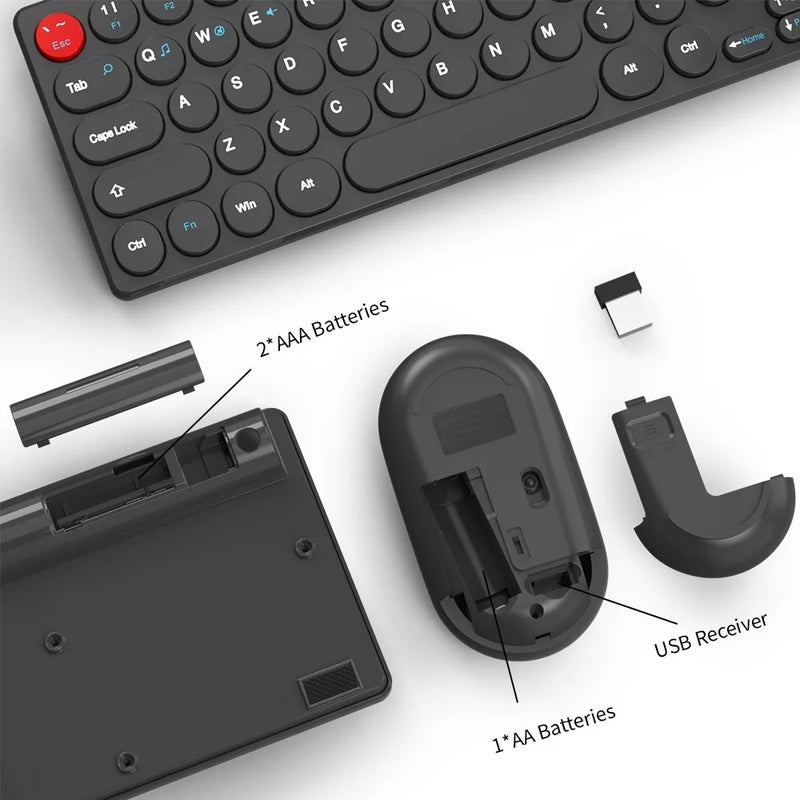 Y&D Wireless Gaming Keyboard and Mouse Combo, RGB Backlit Mechanical Feel Gaming Keyboard Kit for PC Laptop Gamers - Image 3